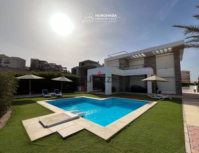 فيلا فاخرة 4 غرف بمسبح خاص وفيو بحر في  Jamaran Sahl Hasheesh