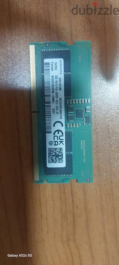 Laptop Ram 8Gb DDR5 5600 S0DIMM