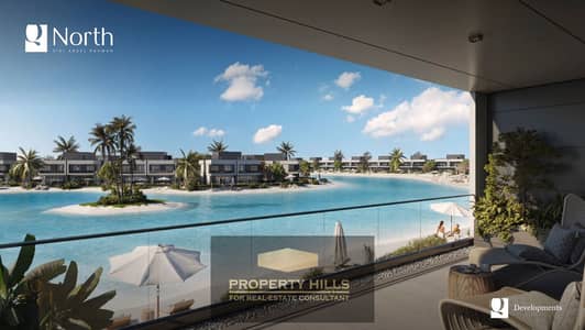 Fully furnished chalet with a view of the Crystal Lagoon directly in Sidi Abdel Rahman next to Marasi