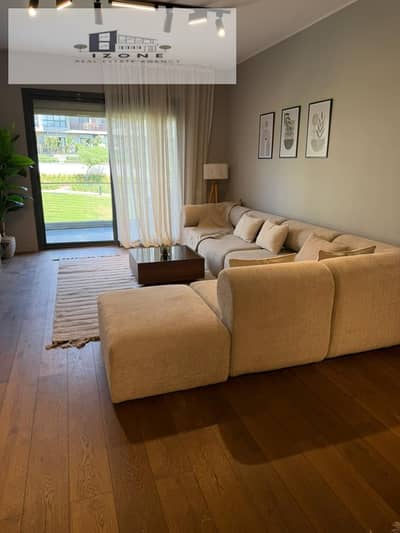 شقة ايجار مفروشة بالكامل دور أول غرفة مربية سوديك فيليت Sodic Villette القاهرة الجديدة 160 متر 2 غرفة نوم 3 حمامات موقع مميز