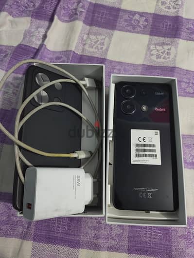 شاومي ريدمي نوت 13 Xiaomi redmi note 13 حالة كسر زيرو معاه كل حاجة