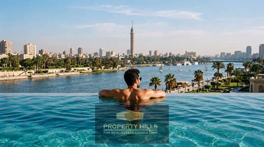 عاين و اسكن فورا علي النيل شقه متشطبه بالتكيفات و الفرش باكبر عائد سنوي