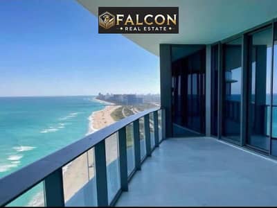 A 620,000-unit fully finished sea-facing apartment ( READY TO MOVE ) in the Latin Quarter overlooking the New Alamein Towers, North Coast