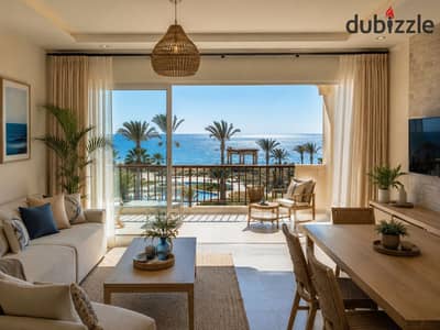Chalet 100m with a garden of 143m in Ain Sokhna | Discount 30% | Delivery within 6 months | Direct sea view
