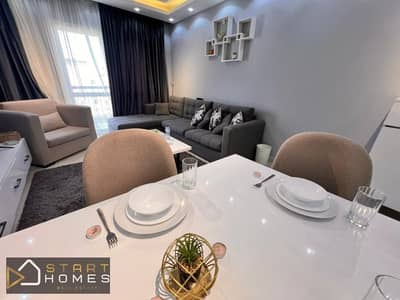 Furnished apartment for rent in Al Rehab, directly opposite the Eastern Market.