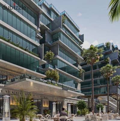 Finished admin office for sale in Bridges Mall, Sheikh Zayed, Direct on 26th of July axis