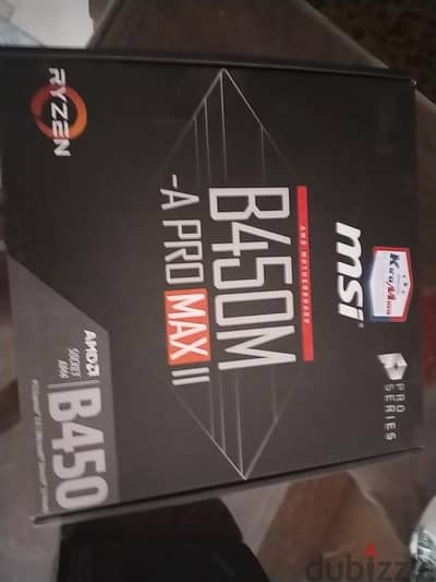 Msi b450 m و Ryzen 5 4500 لسه في الضمان وبالفاتورة