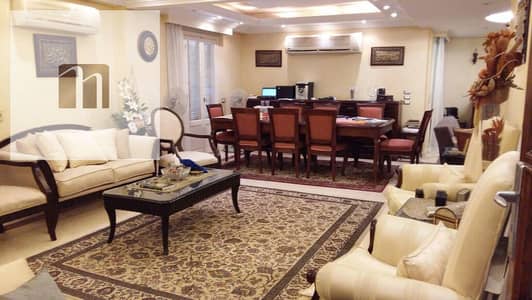 A distinctive apartment for sale in Al-Hadaeq Al-Mohandessin Compound; located on the first floor with an open view.