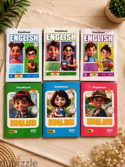 كتب انجليزى ستيب اهيد من الصف الاول الى السادس  الابتدائى  2026/2027