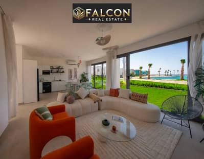 بخصم كبير 35% ادفع مقدم 620الف و استلم شالية علي البحر متشطب ف كالي كوست الساحل الشمالي CALI COAST NORTH COAST