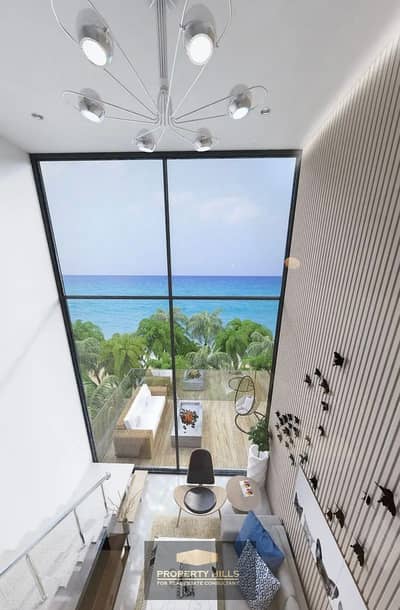 اخر توين بانورامي فوري متشطب Sea & Lagoon View في راس الحكمة بجوار Swan Lake و The Med و June