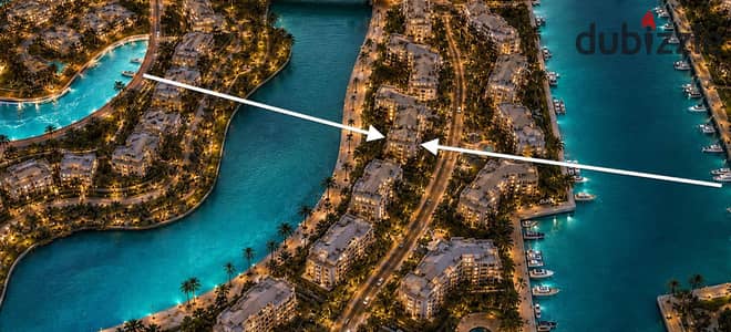 122m Chalet in SouthMED Marina B | Sea, Lagoon & Marina View