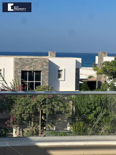 شاليه للبيع متشطب سوبر لوكس بالفرش استلام فوري فيو مميز في الماظة باي - الساحل الشمالي  Almaza Bay