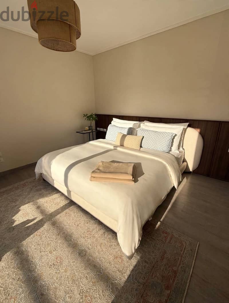Modern Bouclé Bed 2