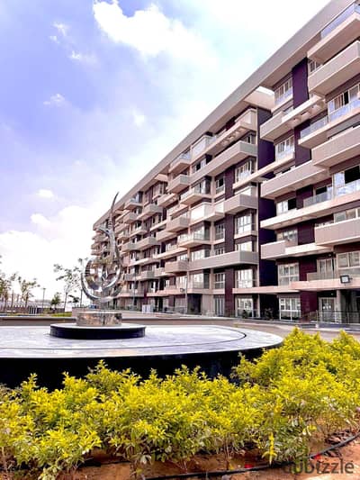 Receiving 6 months apartment with two rooms for sale in the Administrative Capital with a down payment of only 717 thousand, a direct view of the green river, and an installment over 10 years