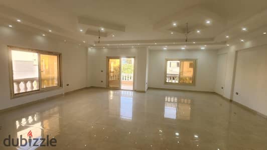 For rent, a 275 m ultra-luxury apartment in Al-Nakheel Compound, in the First Settlement.
