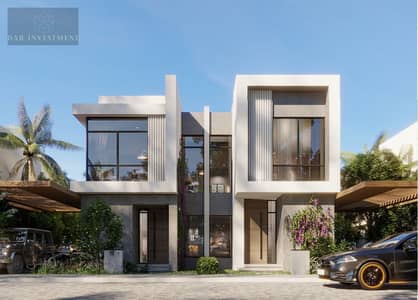 توين هاوسTwin house للبيع فيو على اللاجون بحري 215 م² 5 غرف نوم تشطيب كاملAzha North Coast مرحلة Alma  تقسيط حتى 8 سنوات