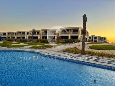Near Beach Chalet Fully Finished with Direct Lagoon View At La Vista Ras El Hekma Instalment Up to 8 years For Sale