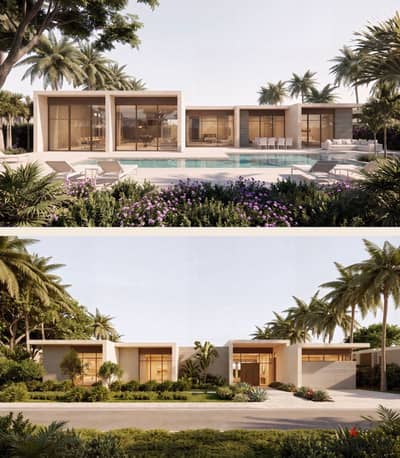 First row one storey branded villa fully finished