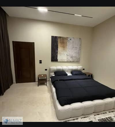Furnished 75 sqm studio apartment for rent in Andalus 2, Fifth Settlement, located directly near South 90th Street and Mohamed Naguib Axis.