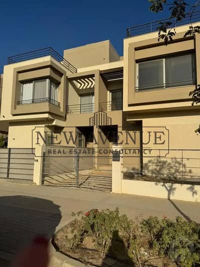 Under market price twin house corner for sale at Palm Hills New Cairo PHNC prime location overlooking greenery bahary Ready to move