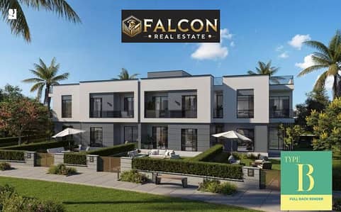 Fully finished chalet for sale at Q North—located in the heart of Sidi Abdel Rahman, next to Marassi and La Vista Cascada—featuring a panoramic view