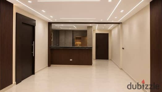 Apartment for rent, Zahraa El Maadi, the tenth sector, Emerald Compound 3, first floor, 180 m, ultra super lux, first occupancy, 3 rooms including master, 2 bathrooms, required American, landscape view required 35 thousand