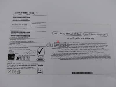 MacBook pro M1 pro 16 inch Ram 16 Hard Tera Like New
