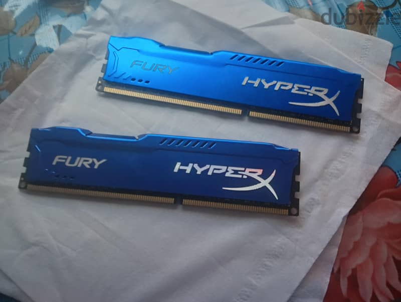 HyperX Fury Blue DDR3 2