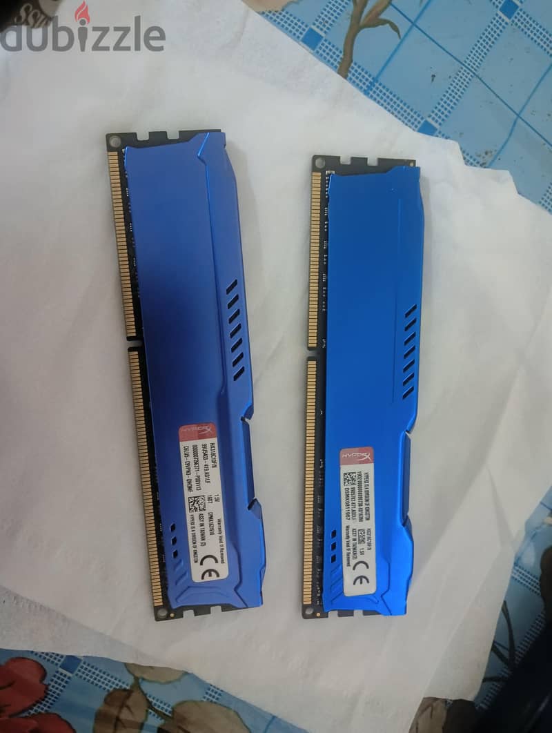 HyperX Fury Blue DDR3 3