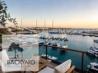Marina El Alamein chalet with a stunning view on the North Coast, fully finished and air-conditioned, with only a 5% down payment.