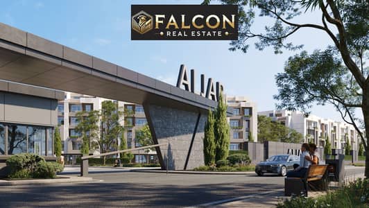 Live next to Open Air Mall in Madinaty with a down payment of 800,000. A finished apartment on a typical floor, sea view, in Aljar Compound, Shorouk.