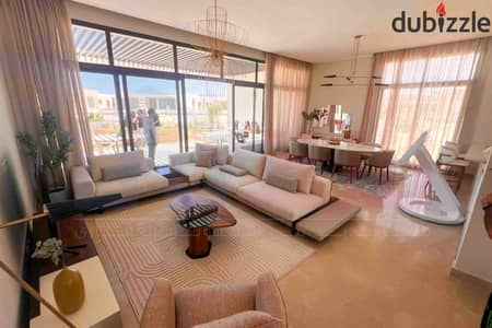 شاليه فندقي للبيع 70م سيدي حنيش - Silversands (فيو مباشر لاجونز - مقدم 450,000 ج)