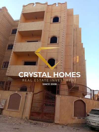 عمارة للبيع في اكتوبر ناصيه فيها عدادات كهرباء ومياه بسعر لقطه