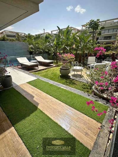 اسكن فوري في شقة بجاردن متشطبة بتكيفاتها في التجمع الخامس في Fifth Square المراسم بجوار ميفيدا و هايد بارك نيو كايرو و فيليدج جاردنز و ليك فيو