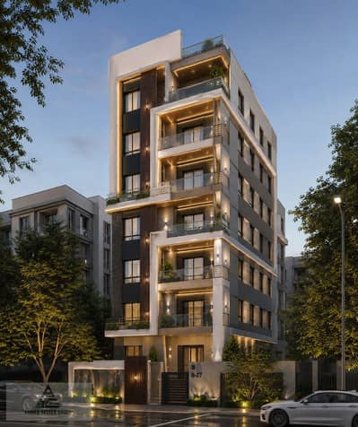 Apartment for sale 155 m in the second neighborhood, the central plateau of Mattam, on the Yasser Rizk axis directly, 3 rooms and 2 bathrooms, semi-fi