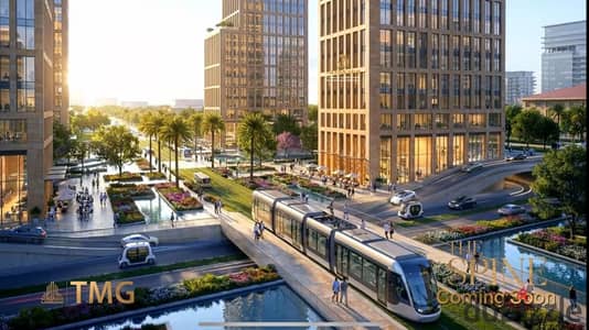 Apartment B14 with a stunning sea view, a distinctive floor near The Spin, the area of residential and hotel towers, and the business city