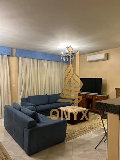 شاليه 143م ايجار ارضي بجاردن بأفضل فرش في مراسي بلانكا بالساحل الشمالي - Marassi Blanca in North Coast