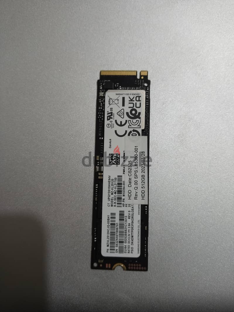 SSD m. 2 512 samsung 1