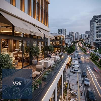مطعم او كافية في الدور الأول علي الواجهة مباشرة - نظام Sky Roof - تقسيط علي 100 شهر