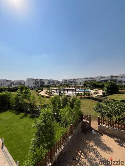 Villa for rent in Wasal Views compound with a prime location within the compound and a direct view of Wide Garden. 460m