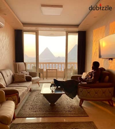 Invest in dollars in the strongest tourist site apartment Pro for sale in Compound View of the Egyptian Museum and the Pyramids and guaranteed investment and continuous growth