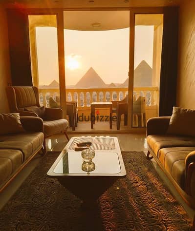 Compound امام  Pyramids شقة بروف for sale in Compound View the Egyptian Museum and the Pyramids and investment in dollars guaranteed and continuous increase