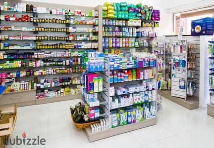 A great pharmacy for sale, immediate occupancy in the heart of New Cairo's Fifth Settlement, Value Mall | Pharmacy for sale - directly from the owner
