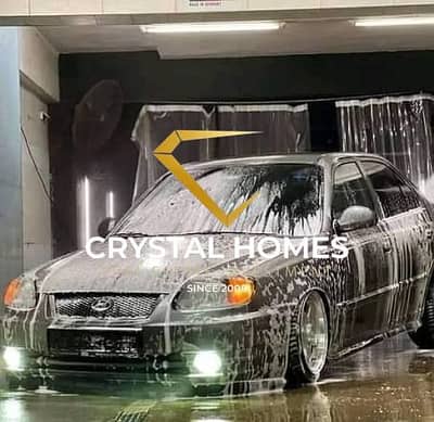 Car Wash Store 100 Meters for Rent on Main Axis