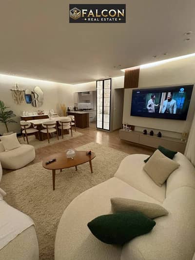 For sale: Finished apartment (64% cash discount) + 15-year installments (Prime Location) next to Sodic and New Giza Heliopolis in Talala Compound