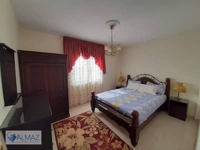 Furnished 150 sqm garden view apartment for rent in Al Rehab, Group 69, near main roads.