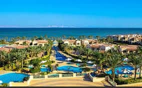 Chalet for Sale in La Vista gardens Ain Sokhna | Direct Sea View / pool view