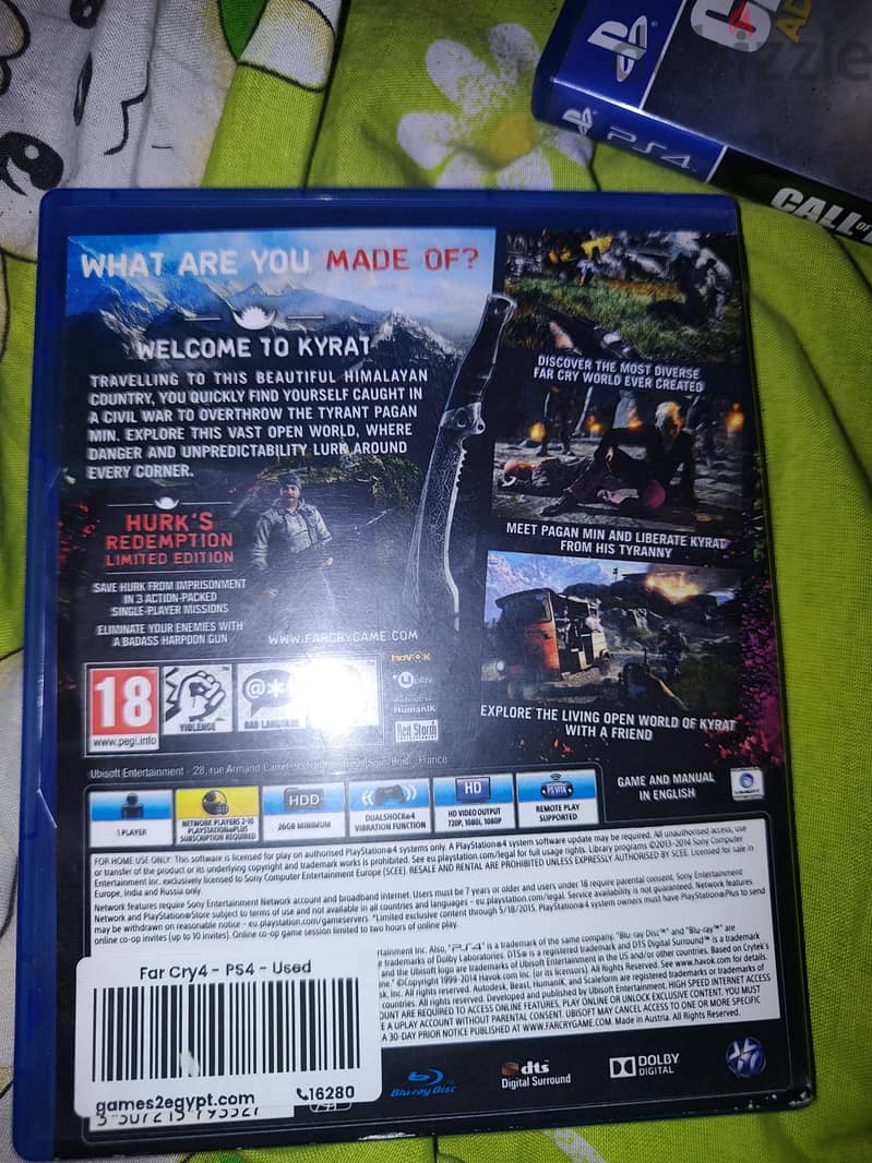 Far Cry 4 Used CD 2