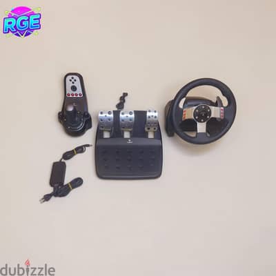 دركسيون العاب Logitech G27 (اقرا الوصف)